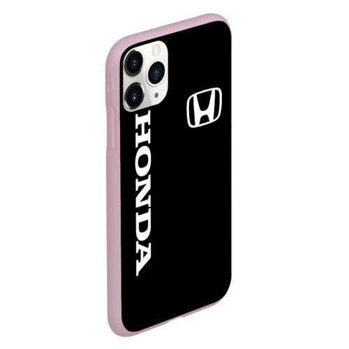 Чехол для iPhone 11 Pro матовый с принтом Honda хонда, вид сбоку #3