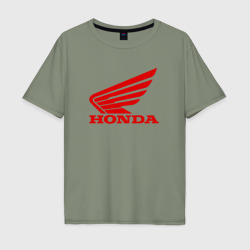 Мужская футболка хлопок Oversize Honda