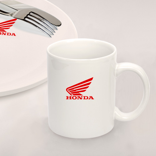 Набор: тарелка + кружка Honda - фото 2