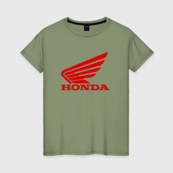 Женская футболка хлопок Honda