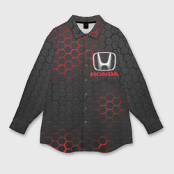 Женская рубашка oversize 3D Honda
