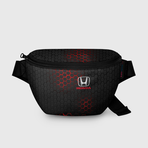 Поясная сумка 3D с принтом Honda, вид спереди #2