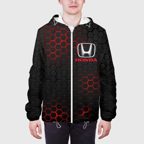 Мужская куртка 3D Honda, цвет 3D печать - фото 4