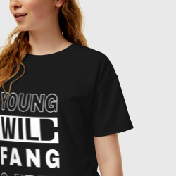 Женская футболка хлопок Oversize Wild Fang - фото 2