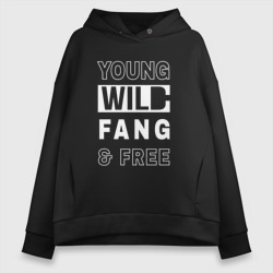 Женское худи Oversize хлопок Wild Fang