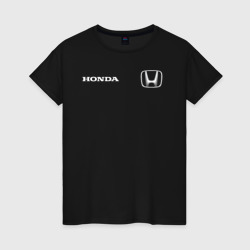 Женская футболка хлопок Honda хонда