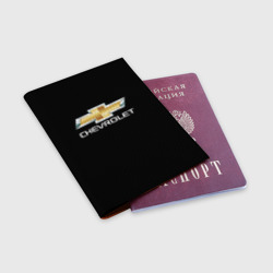 Обложка для паспорта матовая кожа Chevrolet - фото 2