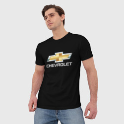 Мужская футболка 3D Chevrolet - фото 2