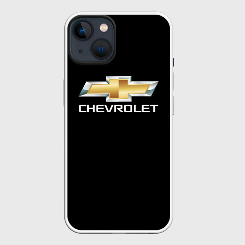 Чехол для iPhone 14 с принтом Chevrolet, вид спереди №1