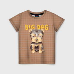Детская футболка 3D Большой пёс