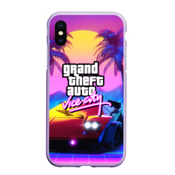 Чехол для iPhone XS Max матовый GTA 2020