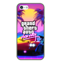 Чехол для iPhone 5/5S матовый GTA 2020