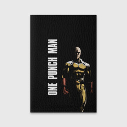 Обложка для паспорта матовая кожа One Punch Man