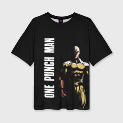Женская футболка oversize 3D One Punch Man