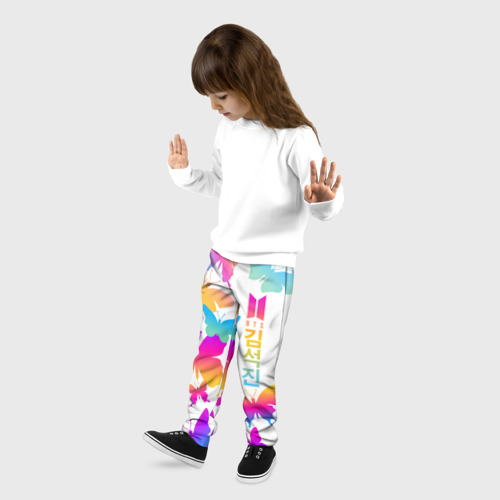 Детские брюки 3D с принтом BTS, фото на моделе #1