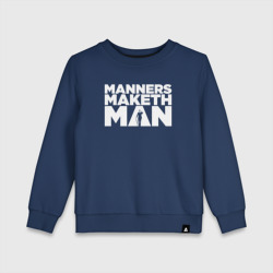 Детский свитшот хлопок Manners maketh man