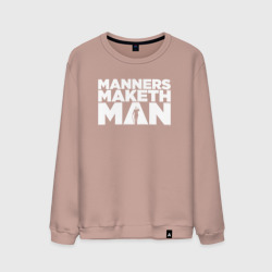 Мужской свитшот хлопок Manners maketh man