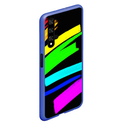 Чехол для Honor 20 Неоновые полоски краски - фото 2