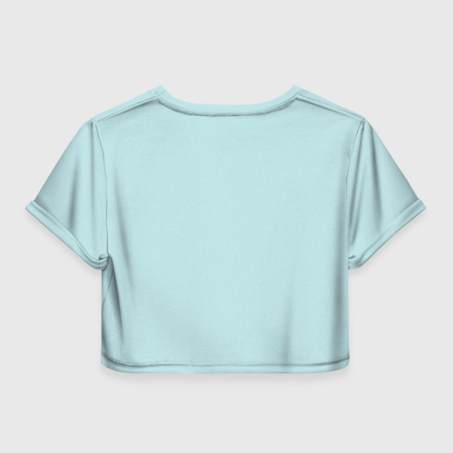 Женская футболка Crop-top 3D Ученик Чудовища персонажи, цвет 3D печать - фото 2