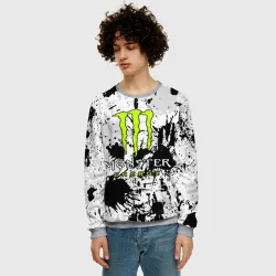 Мужской свитшот 3D Monster energy - фото 2