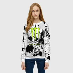 Женский свитшот 3D Monster energy - фото 2