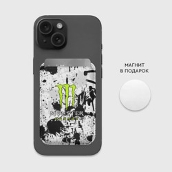 Картхолдер Magsafe магнитный Monster energy - фото 2