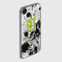 Чехол для iPhone 15 силиконовый с защитой камеры Monster energy - фото 2