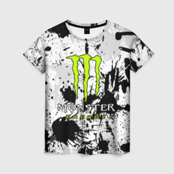 Женская футболка 3D Monster energy