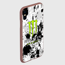 Чехол для iPhone XS Max матовый Monster energy - фото 2