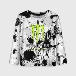 Детский лонгслив 3D Monster energy