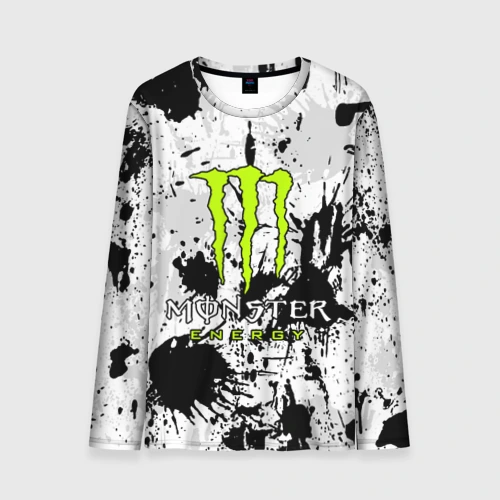 Мужской лонгслив 3D Monster energy