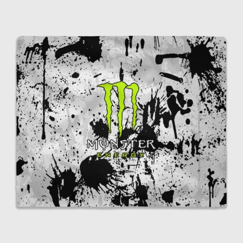 Плед 3D Monster energy