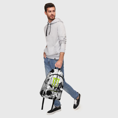 Рюкзак 3D с принтом MONSTER ENERGY, фото #5