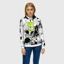 Женская толстовка 3D Monster energy - фото 2
