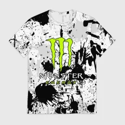 Мужская футболка 3D Monster energy