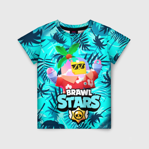 Детская футболка 3D Brawl Stars tropical Sprout