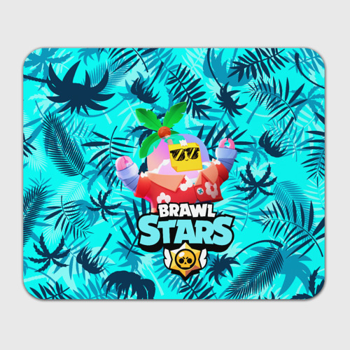 Прямоугольный коврик для мышки Brawl Stars tropical Sprout