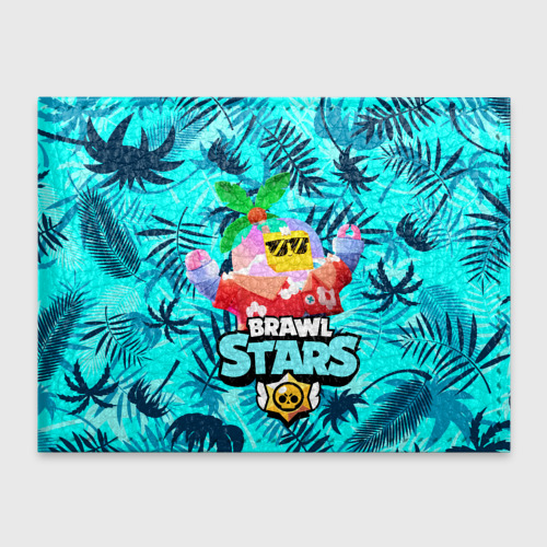 Обложка для студенческого билета Brawl Stars tropical Sprout, цвет черный