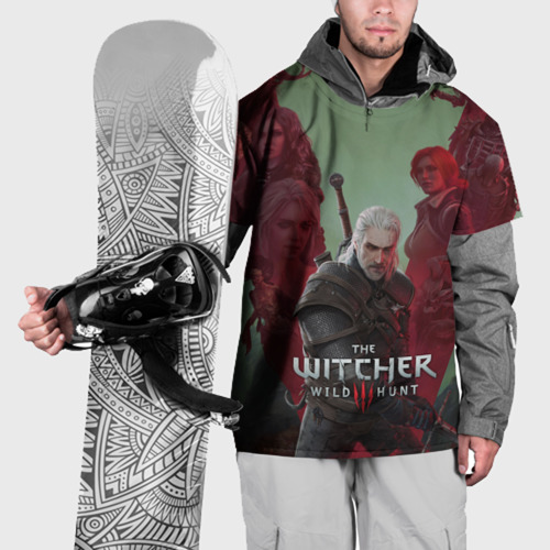 Накидка на куртку 3D The Witcher 5-летие, цвет 3D печать