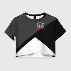 Женская футболка Crop-top 3D Honda хонда