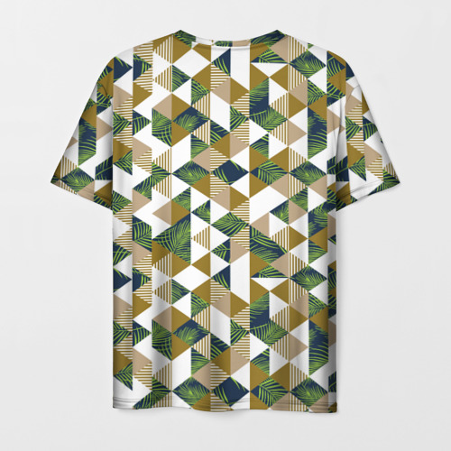 Мужская футболка 3D Хипстерские треугольники - фото 2