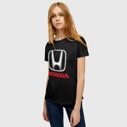 Женская футболка 3D Honda - фото 2