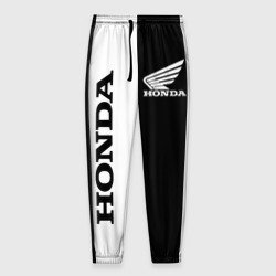 Мужские брюки 3D Honda хонда чёрнобелый