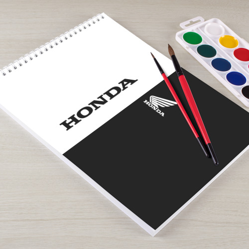 Альбом для рисования Honda хонда чёрнобелый - фото 3