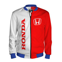 Мужской бомбер 3D Honda red-white