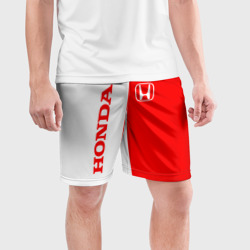 Мужские шорты спортивные Honda red-white - фото 2