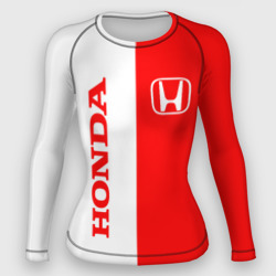 Женский рашгард 3D Honda red-white