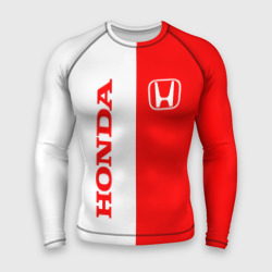 Мужской рашгард 3D Honda red-white