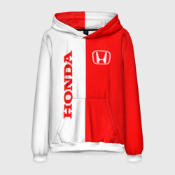 Мужская толстовка 3D Honda red-white