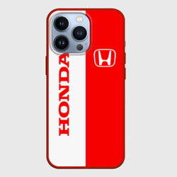 Чехол для iPhone 13 Pro Honda red-white